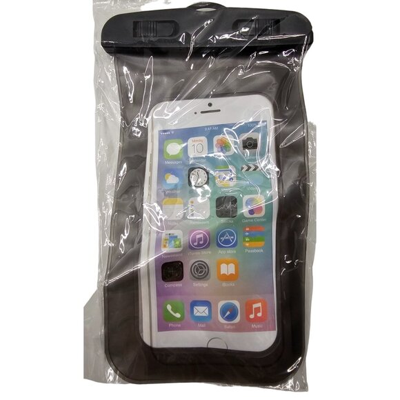Waterproof Phone Pouch IPX8 Certified Touch-Friendly Fits Up to 6.5" Smartphones - Picture 1 of 4